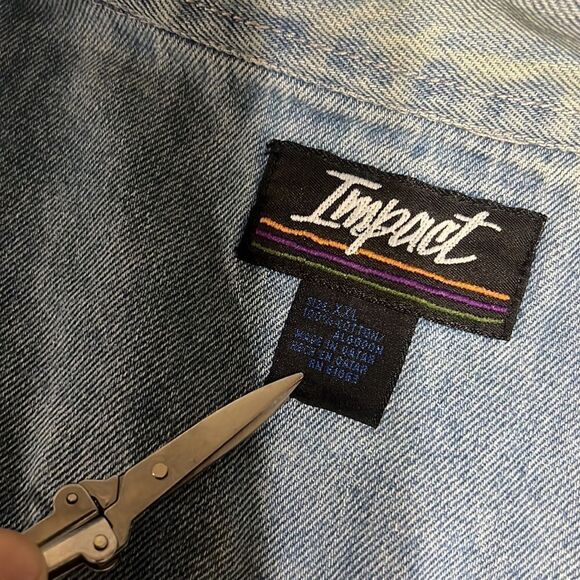 Oversized denim vests - Picture 10 of 10